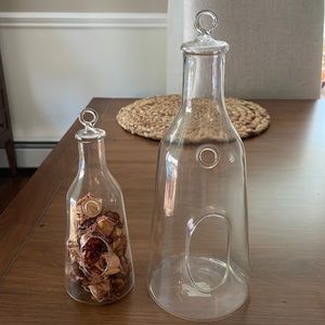 Small & Large Glass Cloche